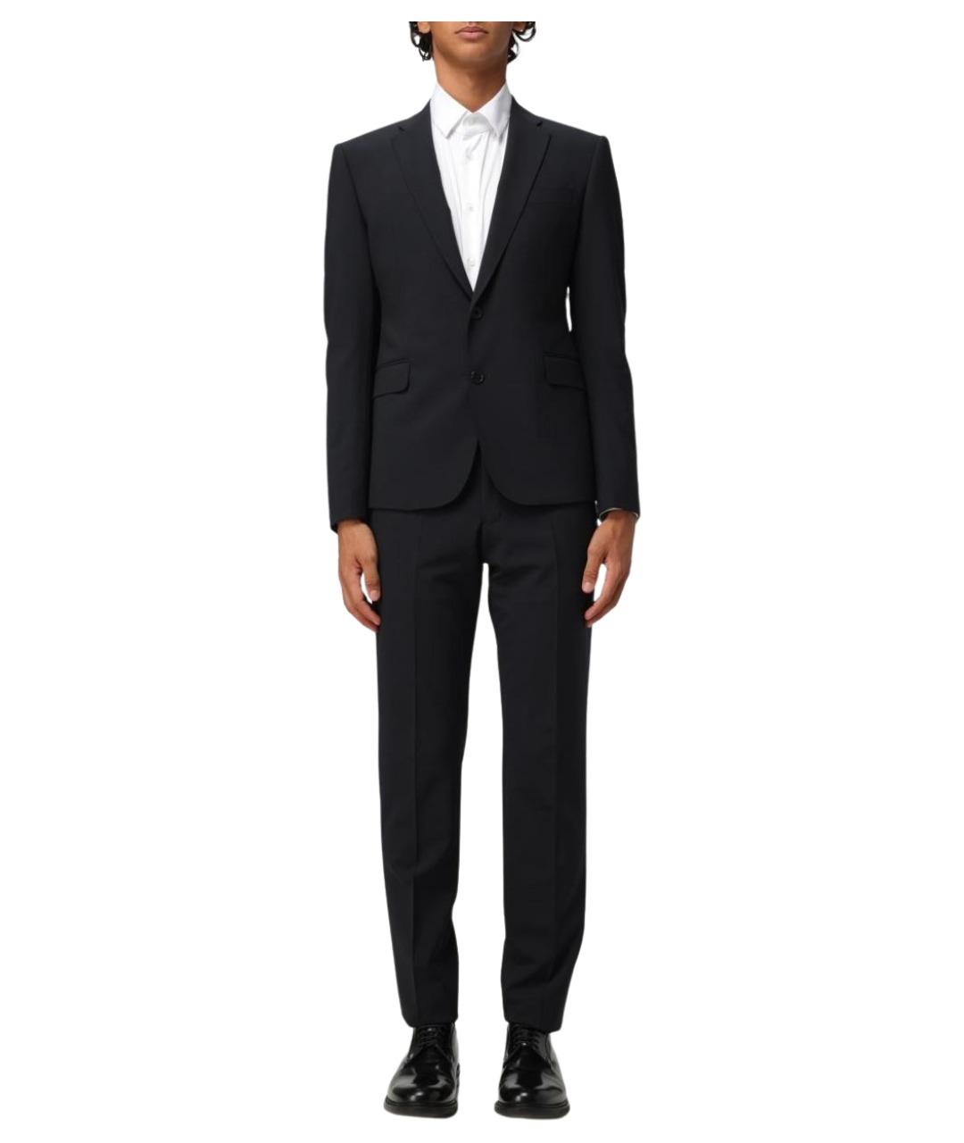 EMPORIO ARMANI Темно-синий классический костюм, фото 1