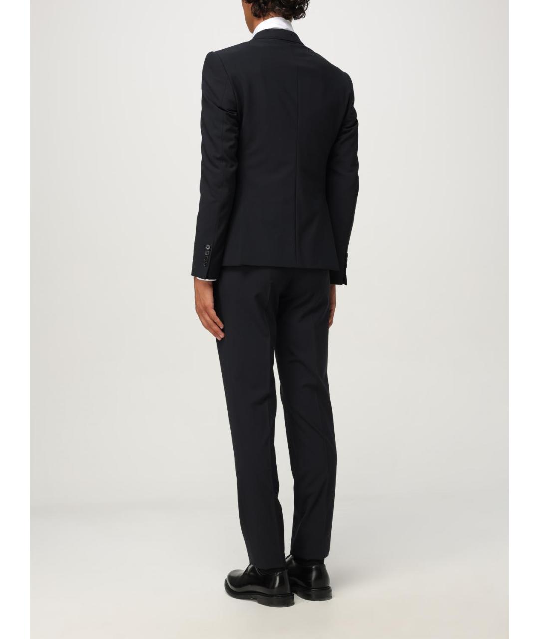 EMPORIO ARMANI Темно-синий классический костюм, фото 3