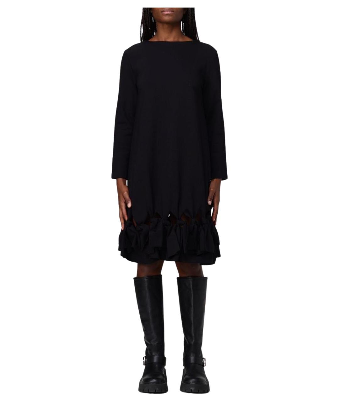 MEIMEIJ Черное вискозное платье, фото 1