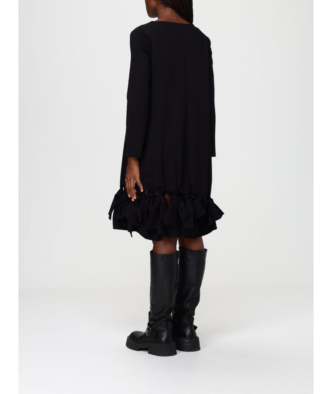 MEIMEIJ Черное вискозное платье, фото 2