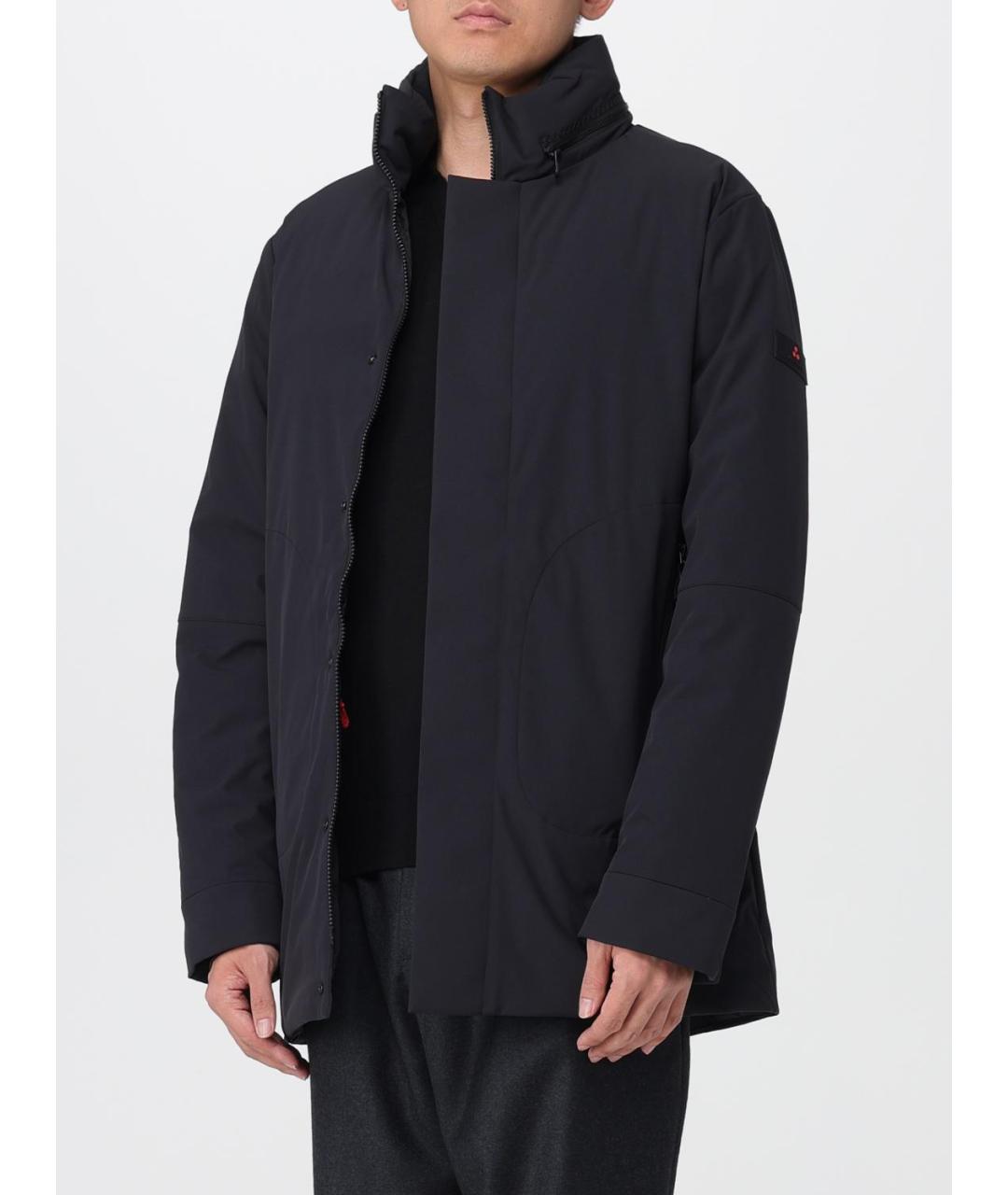 PEUTEREY Черная полиэстеровая куртка, фото 3