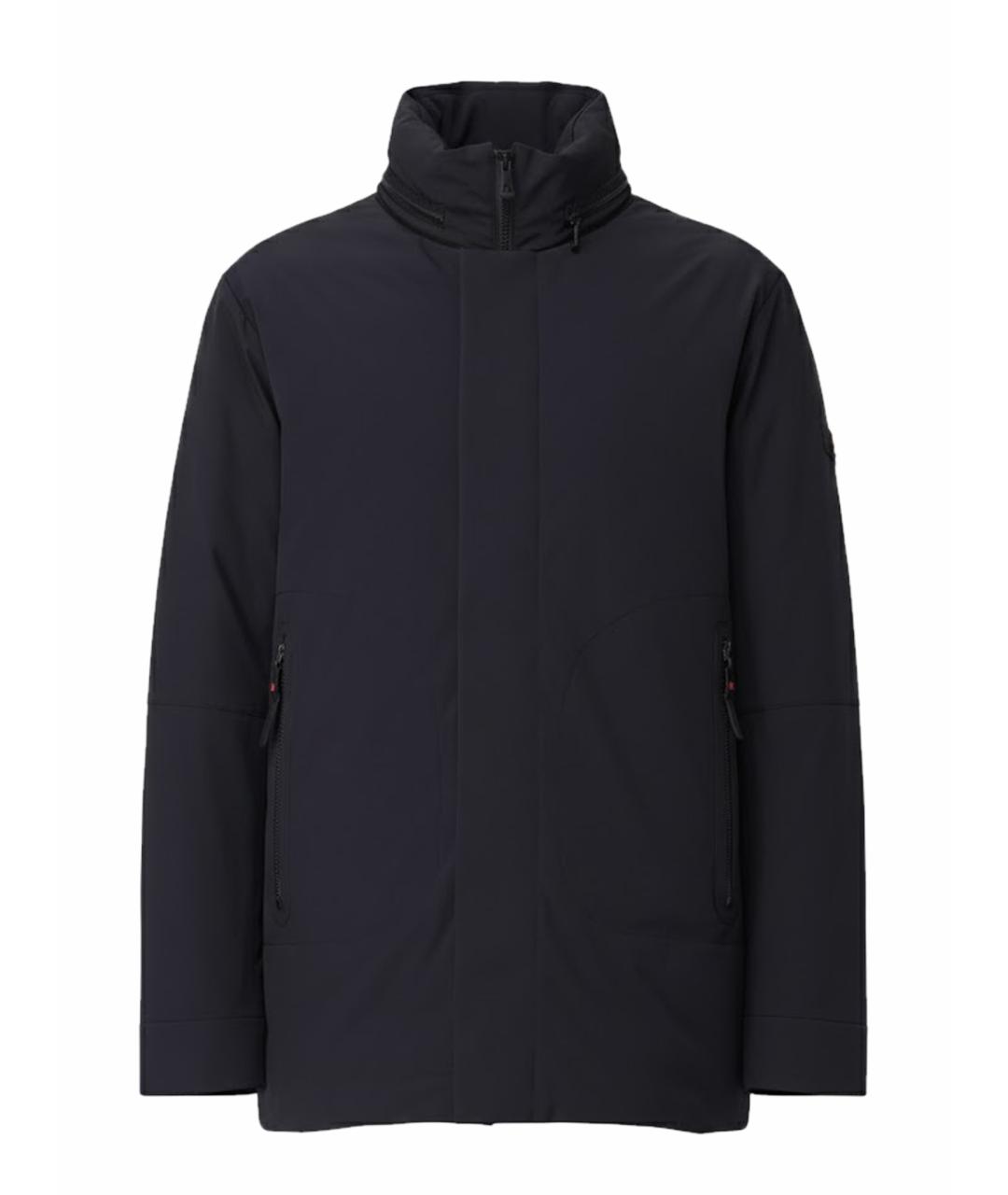 PEUTEREY Черная полиэстеровая куртка, фото 1