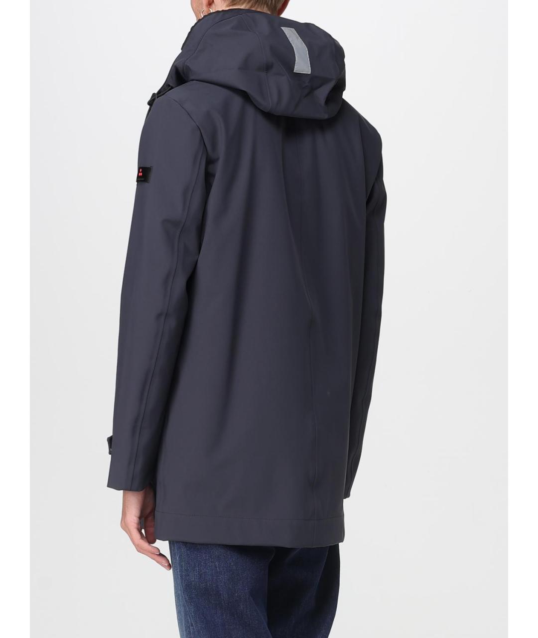 PEUTEREY Синяя полиамидовая куртка, фото 3