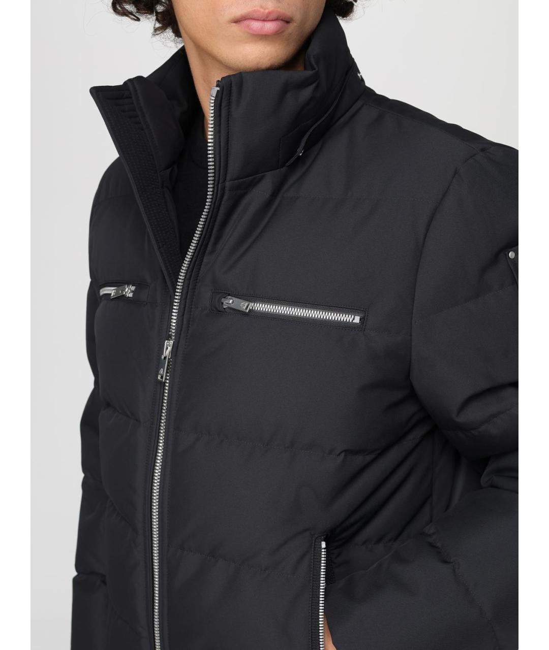 MOOSE KNUCKLES Черная полиамидовая куртка, фото 5