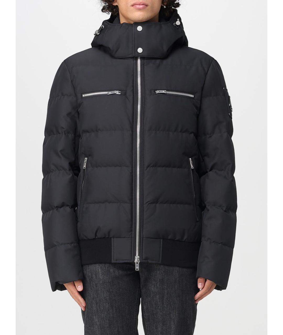 MOOSE KNUCKLES Черная полиамидовая куртка, фото 2
