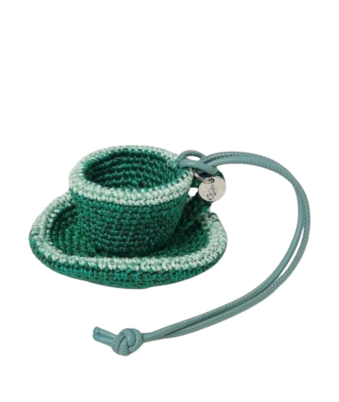 J.W.ANDERSON Зеленый брелок, фото 1