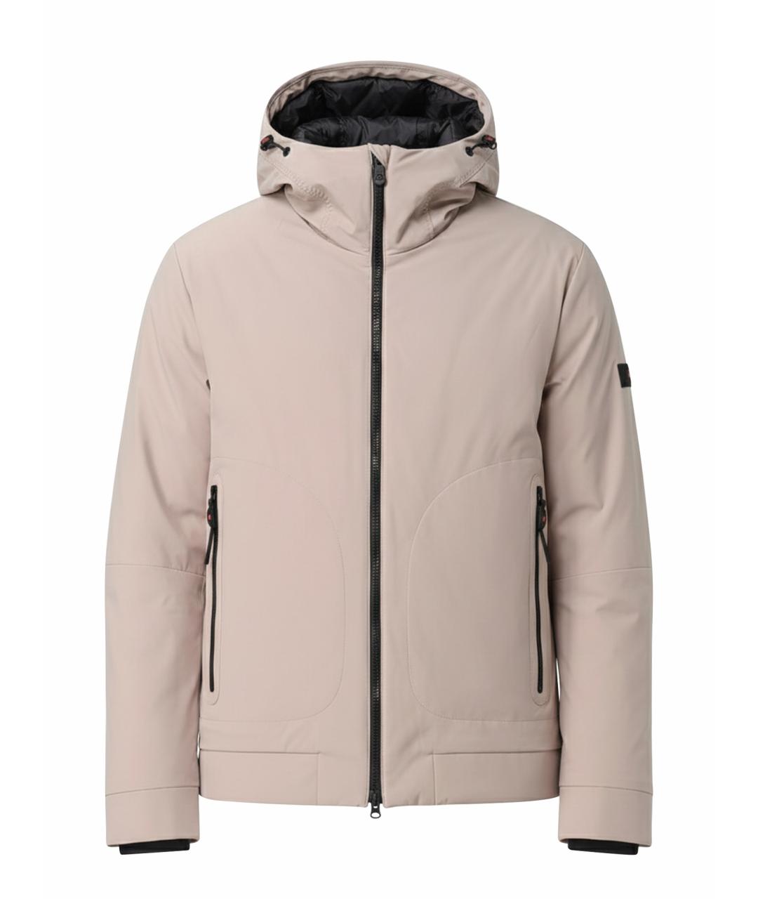 PEUTEREY Бежевая полиэстеровая куртка, фото 1