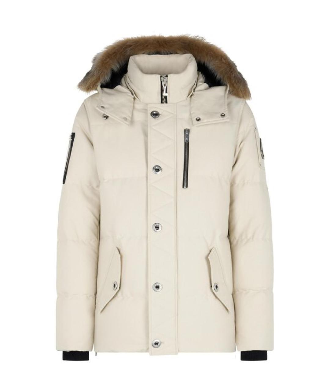 MOOSE KNUCKLES Белая полиамидовая куртка, фото 1