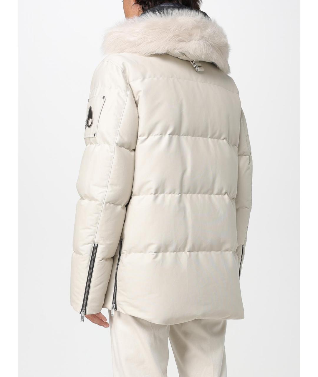 MOOSE KNUCKLES Белая полиамидовая куртка, фото 3