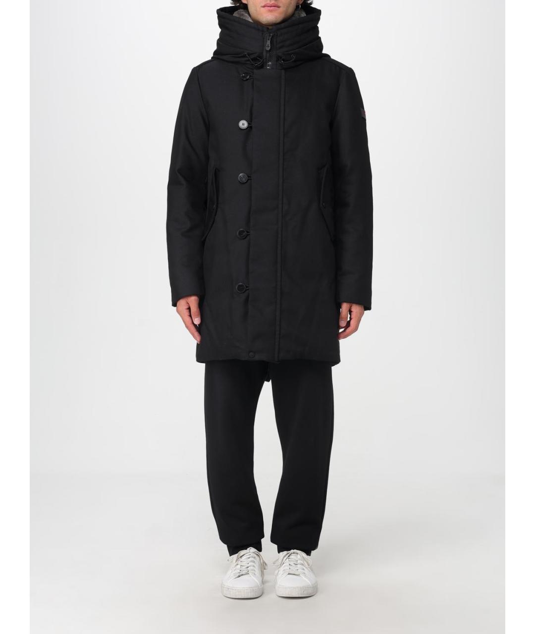 PEUTEREY Черная хлопковая парка, фото 5