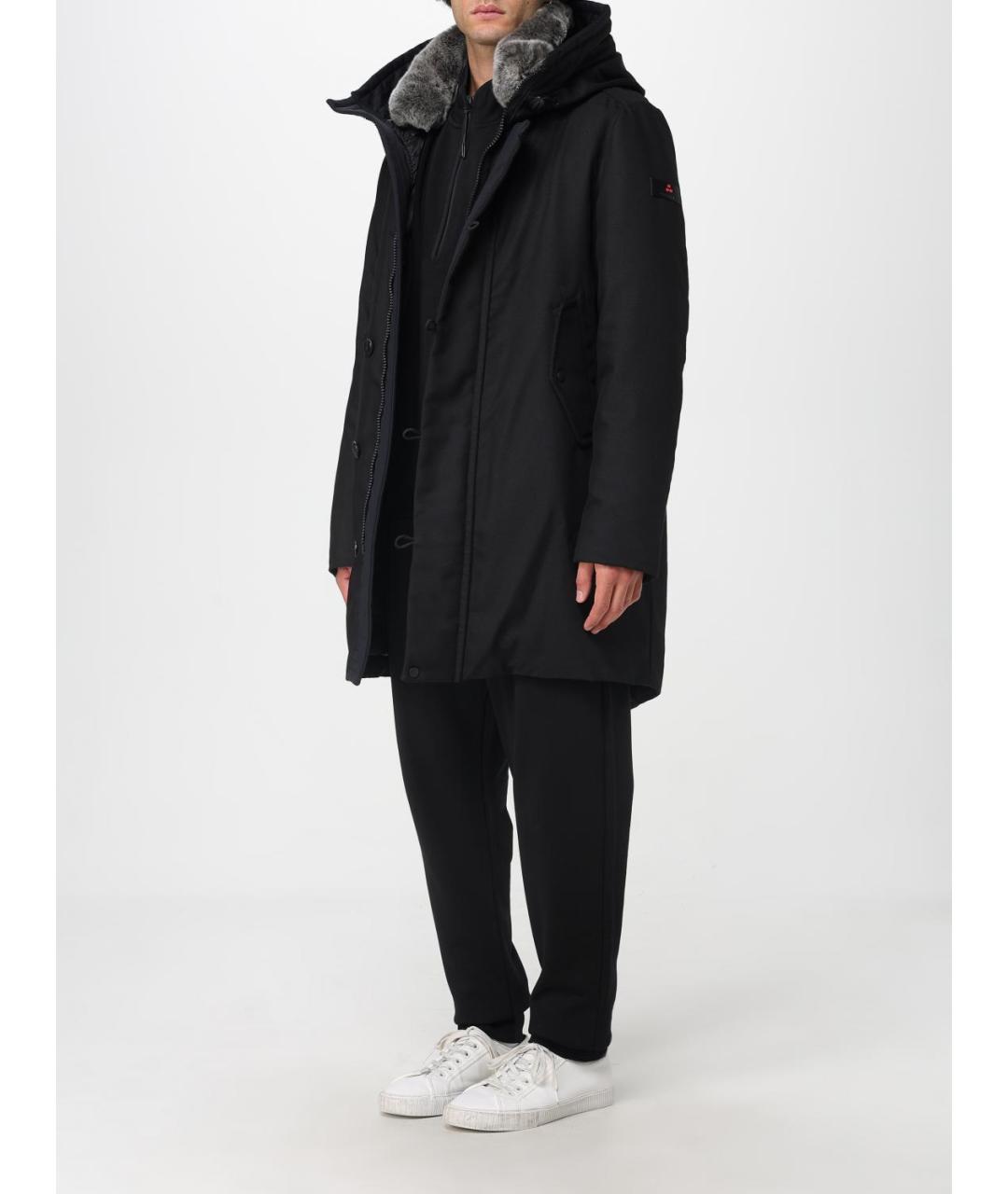PEUTEREY Черная хлопковая парка, фото 3