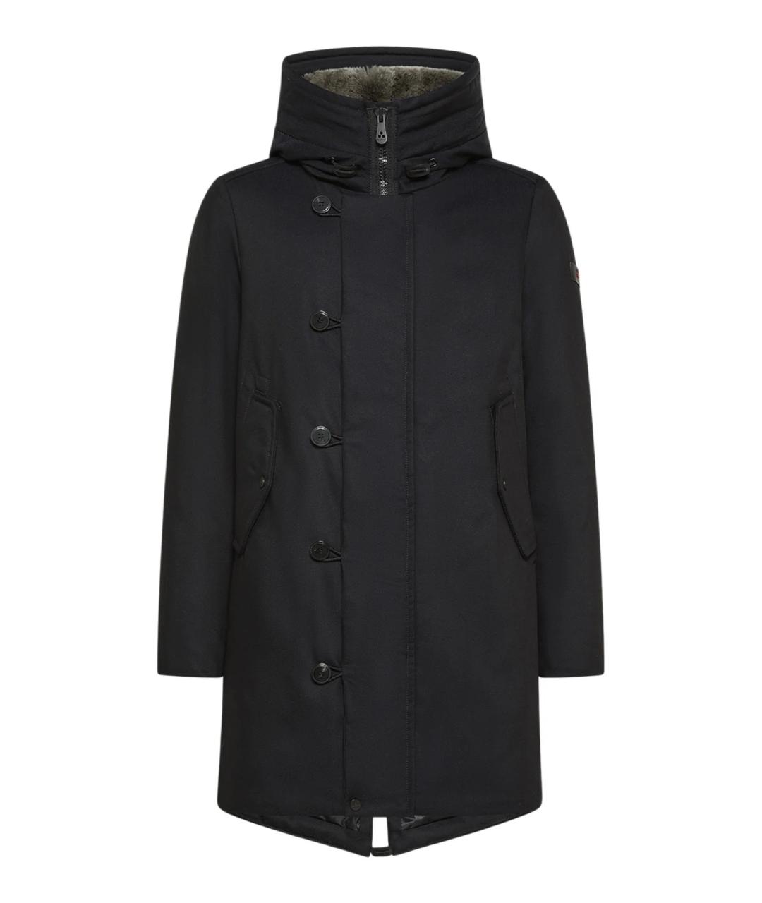 PEUTEREY Синяя хлопковая парка, фото 1