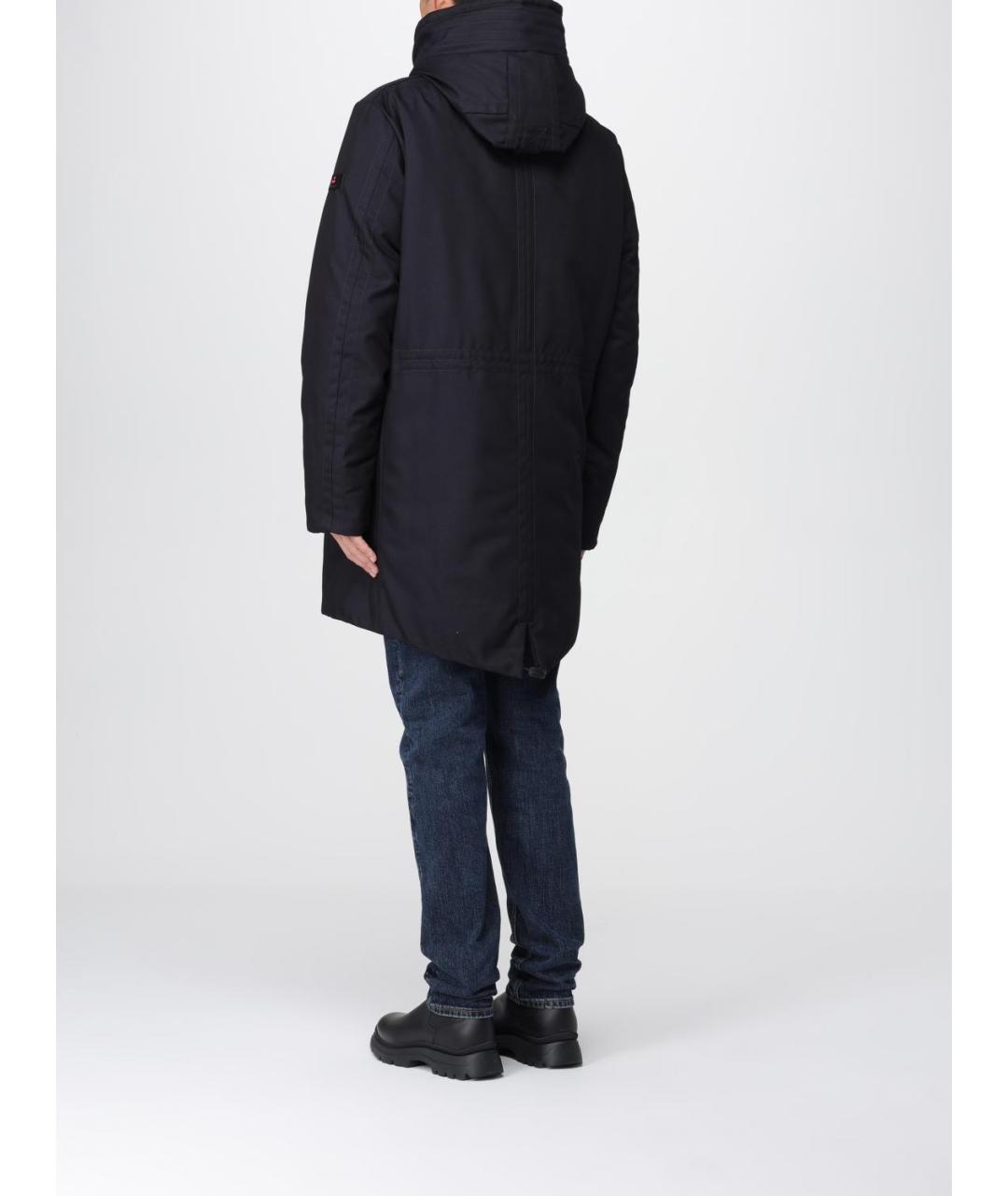 PEUTEREY Синяя хлопковая парка, фото 3