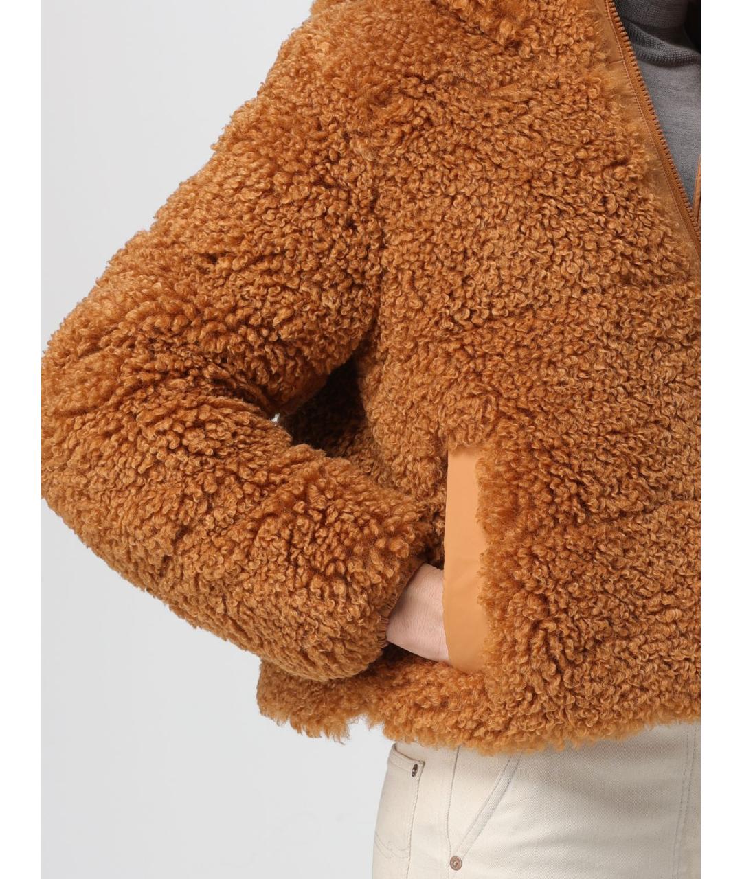 SAVE THE DUCK Бежевая полиэстеровая куртка, фото 5