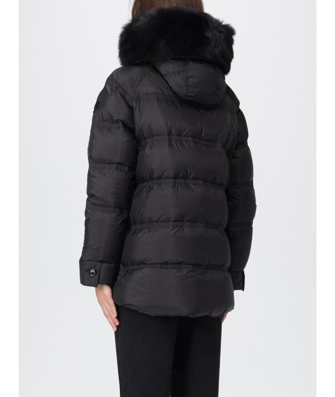 PEUTEREY Черный полиэстеровый пуховик, фото 2