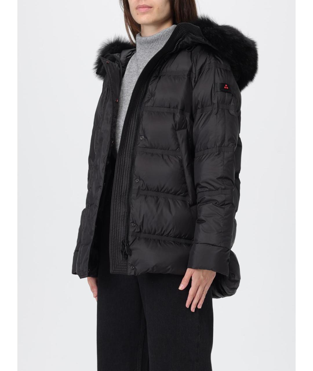 PEUTEREY Черный полиэстеровый пуховик, фото 3