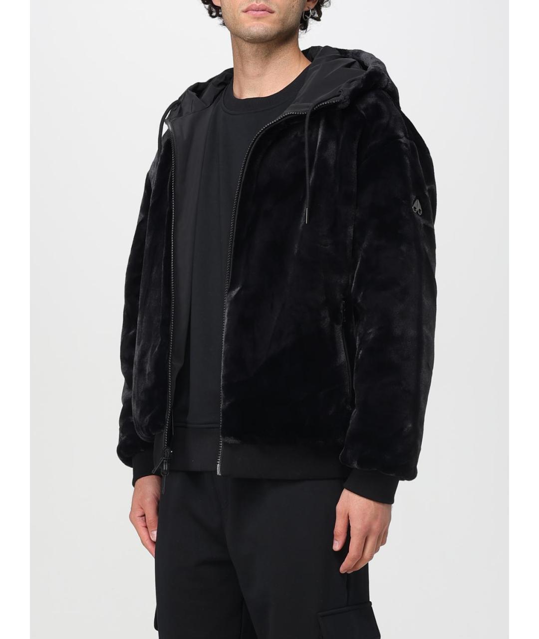 MOOSE KNUCKLES Черная полиэстеровая куртка, фото 4