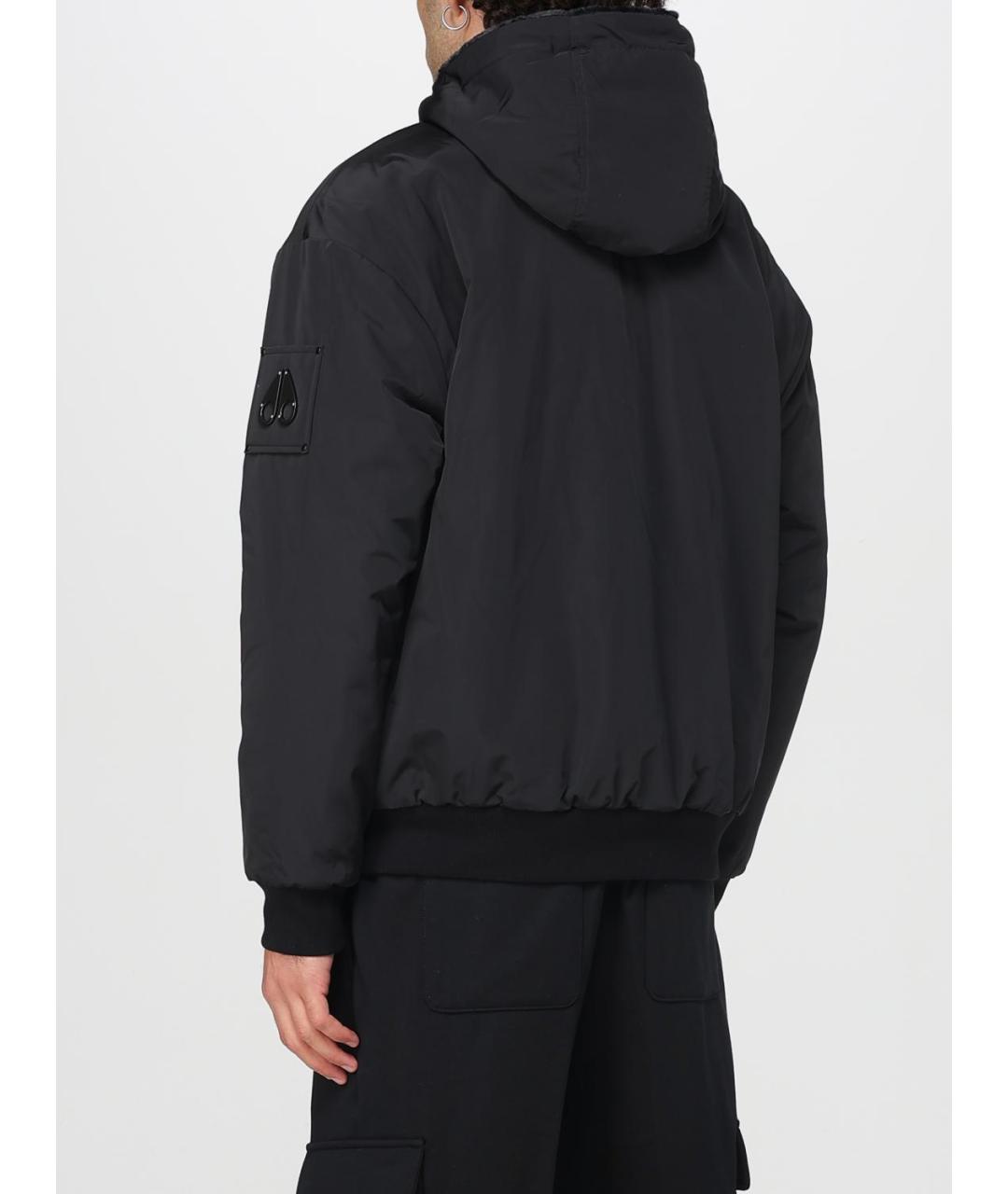 MOOSE KNUCKLES Черная полиэстеровая куртка, фото 3