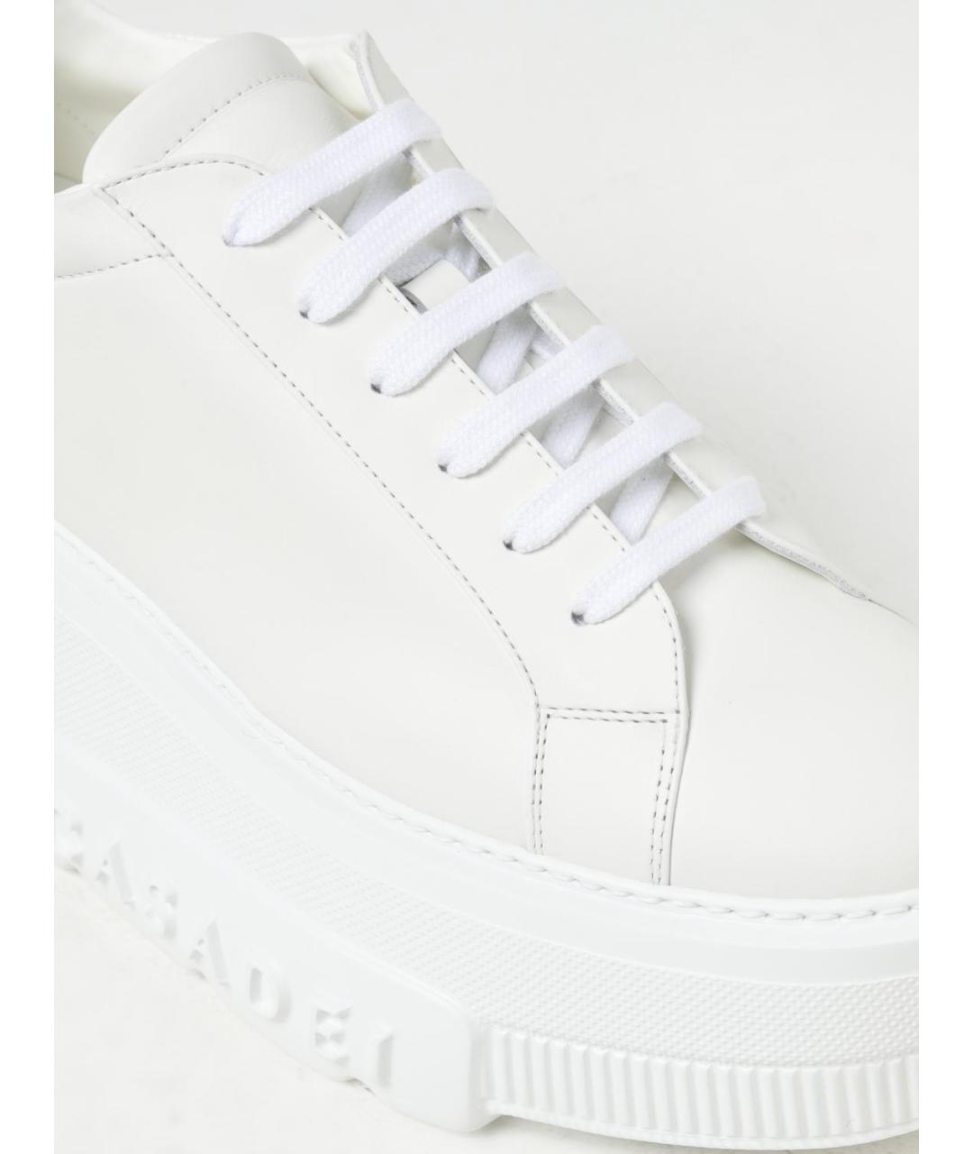 CASADEI Белые кожаные кроссовки, фото 4