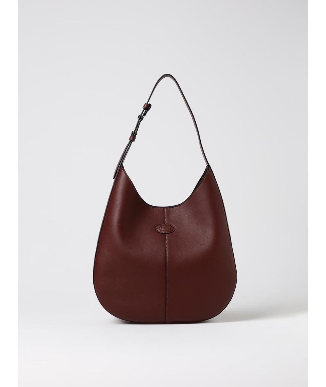 TOD'S Коричневая кожаная сумка через плечо, фото 6