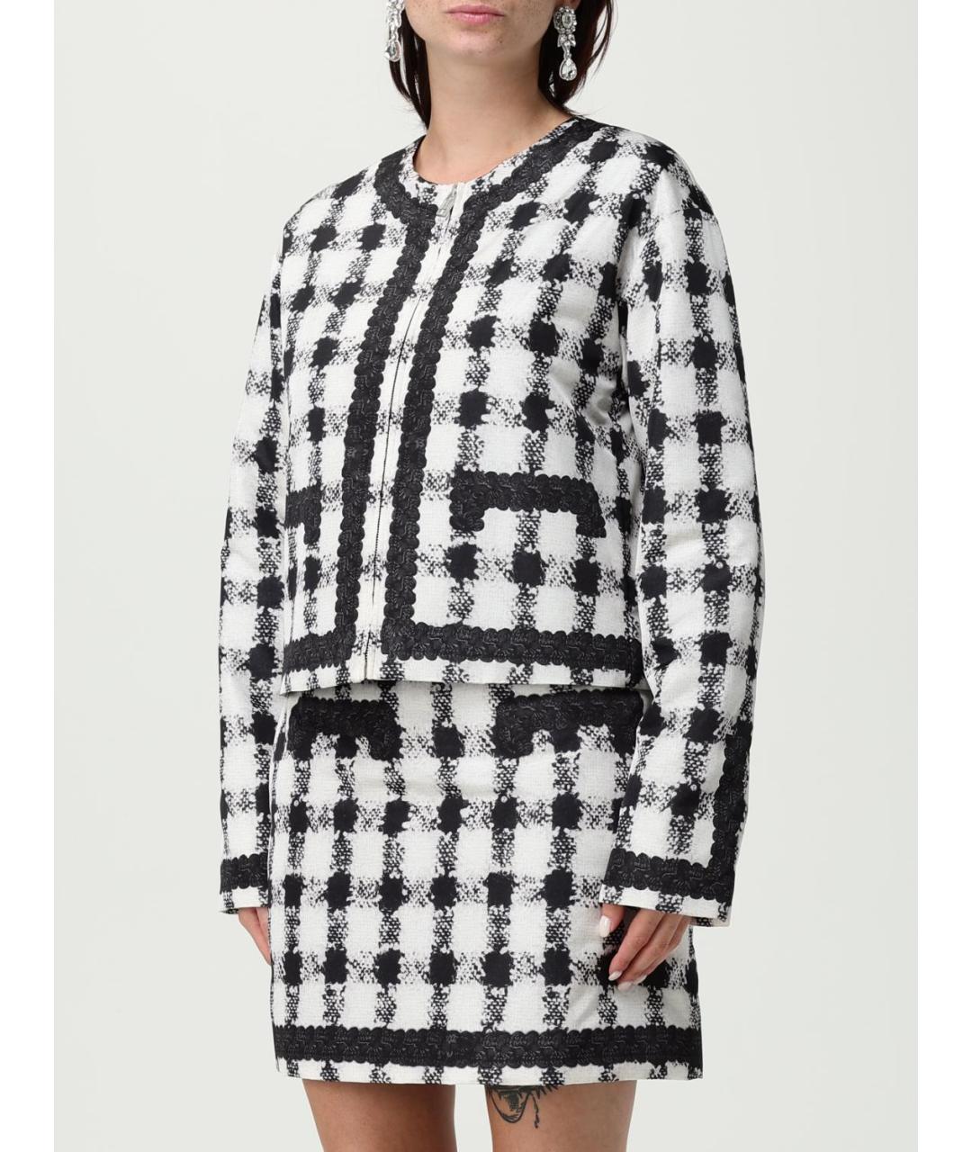 MOSCHINO Мульти шерстяной жакет/пиджак, фото 4