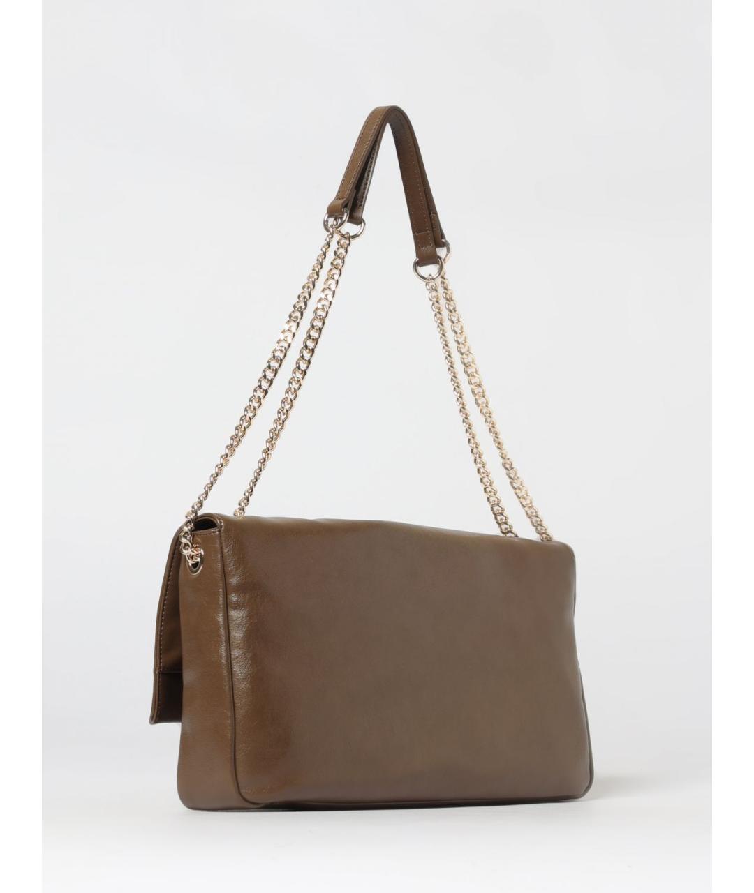 TWIN-SET Коричневая сумка через плечо из искусственной кожи, фото 2