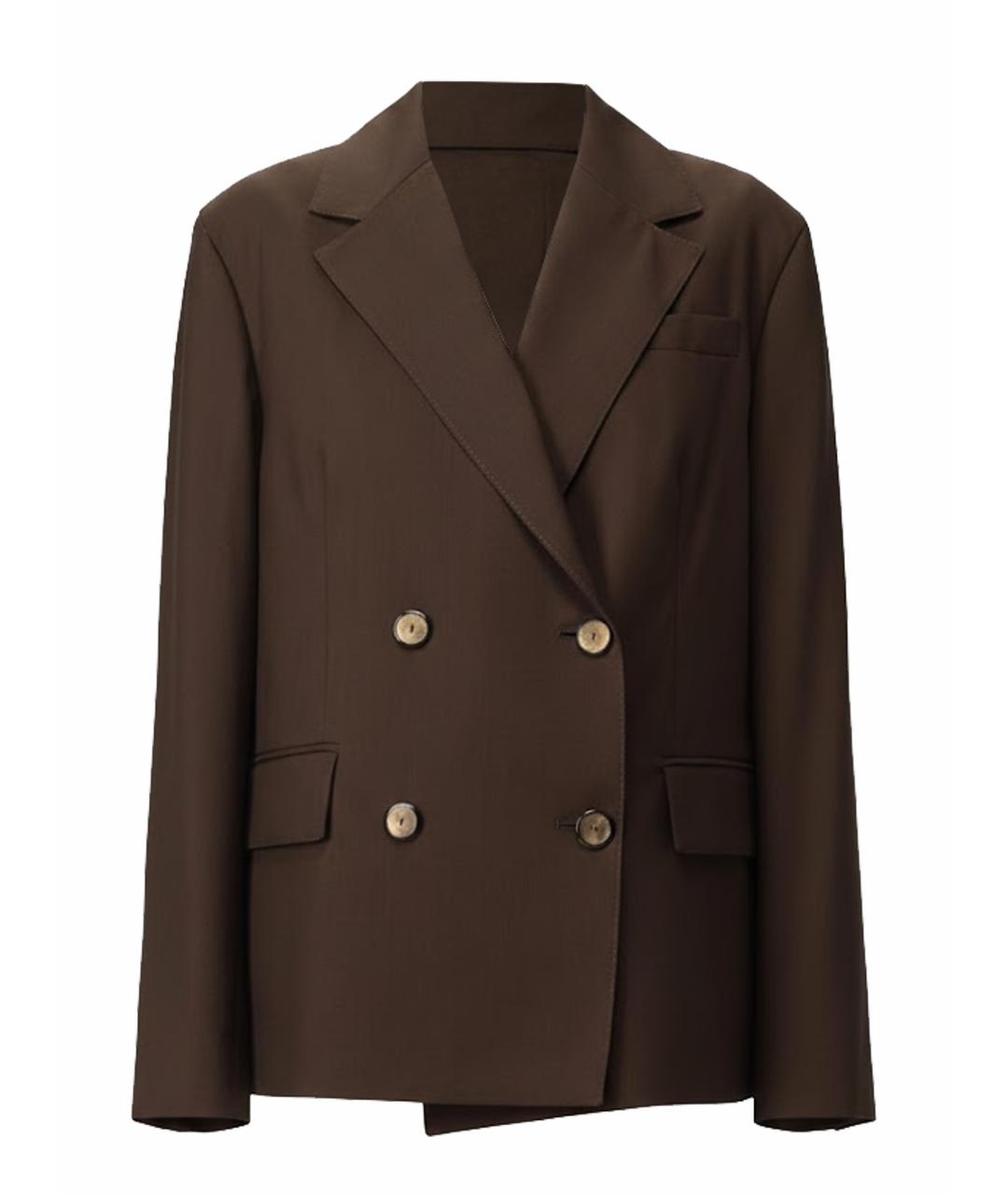 ANTONIO MARRAS Коричневый вискозный жакет/пиджак, фото 1