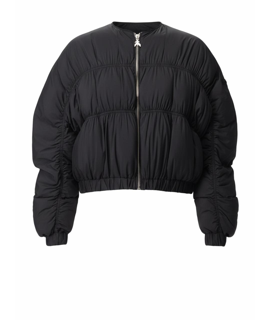 PATRIZIA PEPE Черный полиамидовый пуховик, фото 1