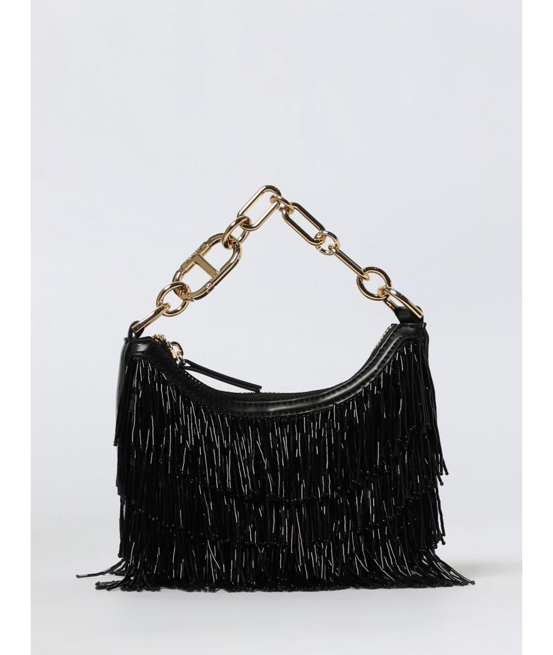 TWIN-SET Черная сумка через плечо из искусственной кожи, фото 4