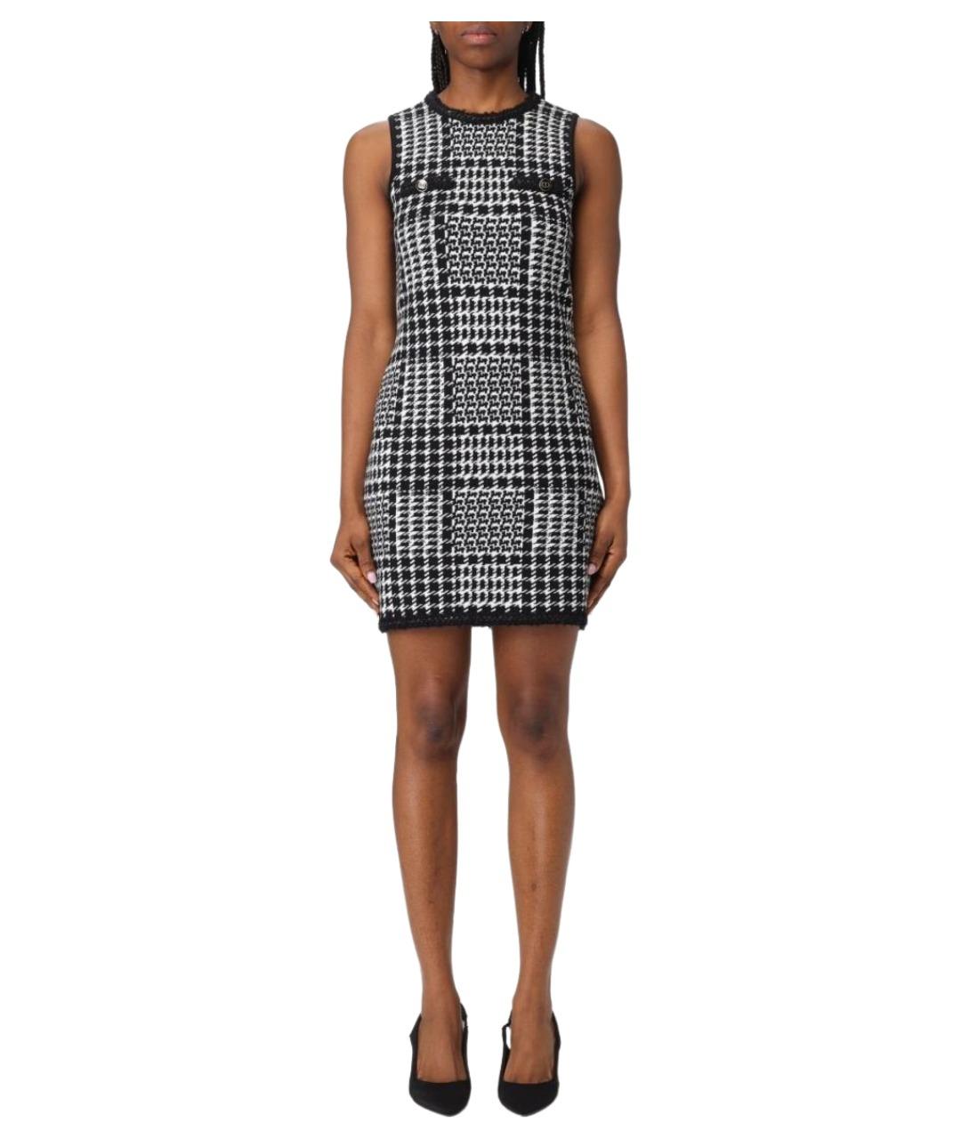 TWIN-SET Черное вискозное повседневное платье, фото 1