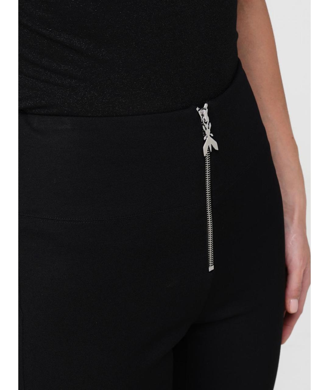 PATRIZIA PEPE Черные прямые брюки, фото 3