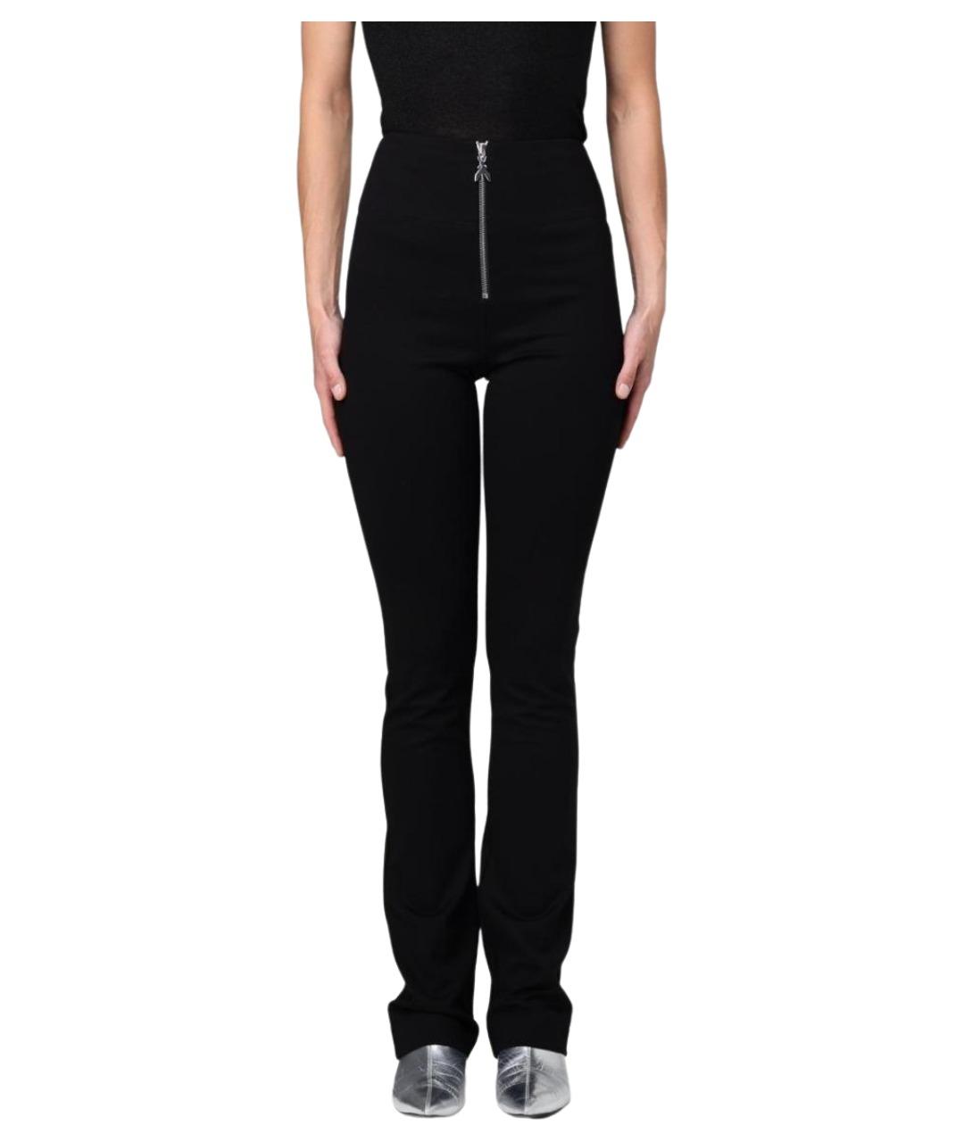 PATRIZIA PEPE Черные прямые брюки, фото 1