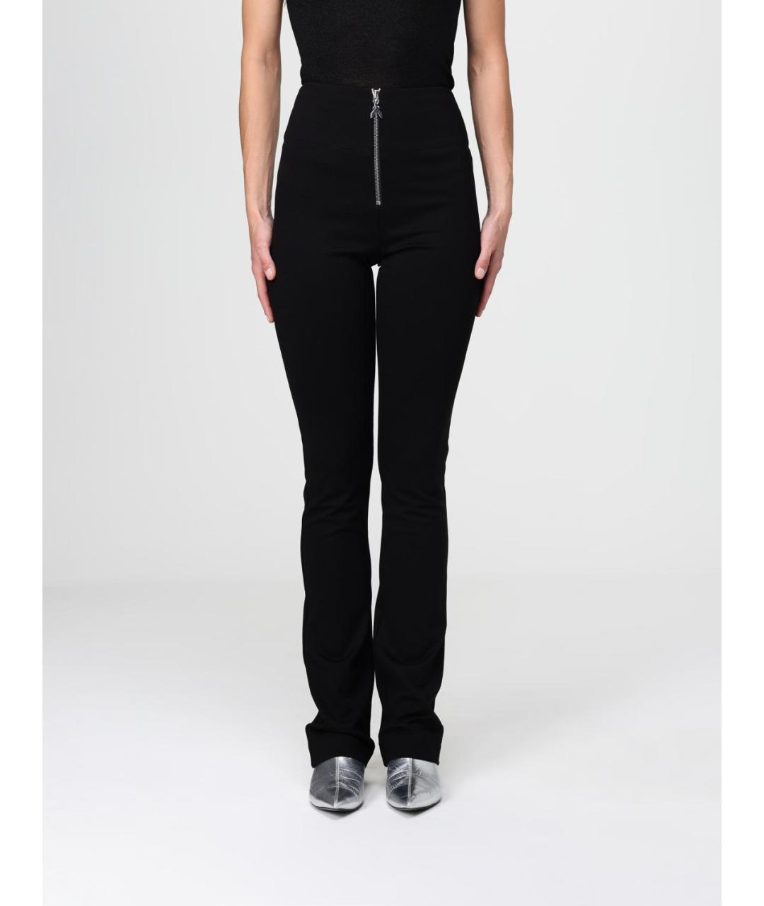 PATRIZIA PEPE Черные прямые брюки, фото 4