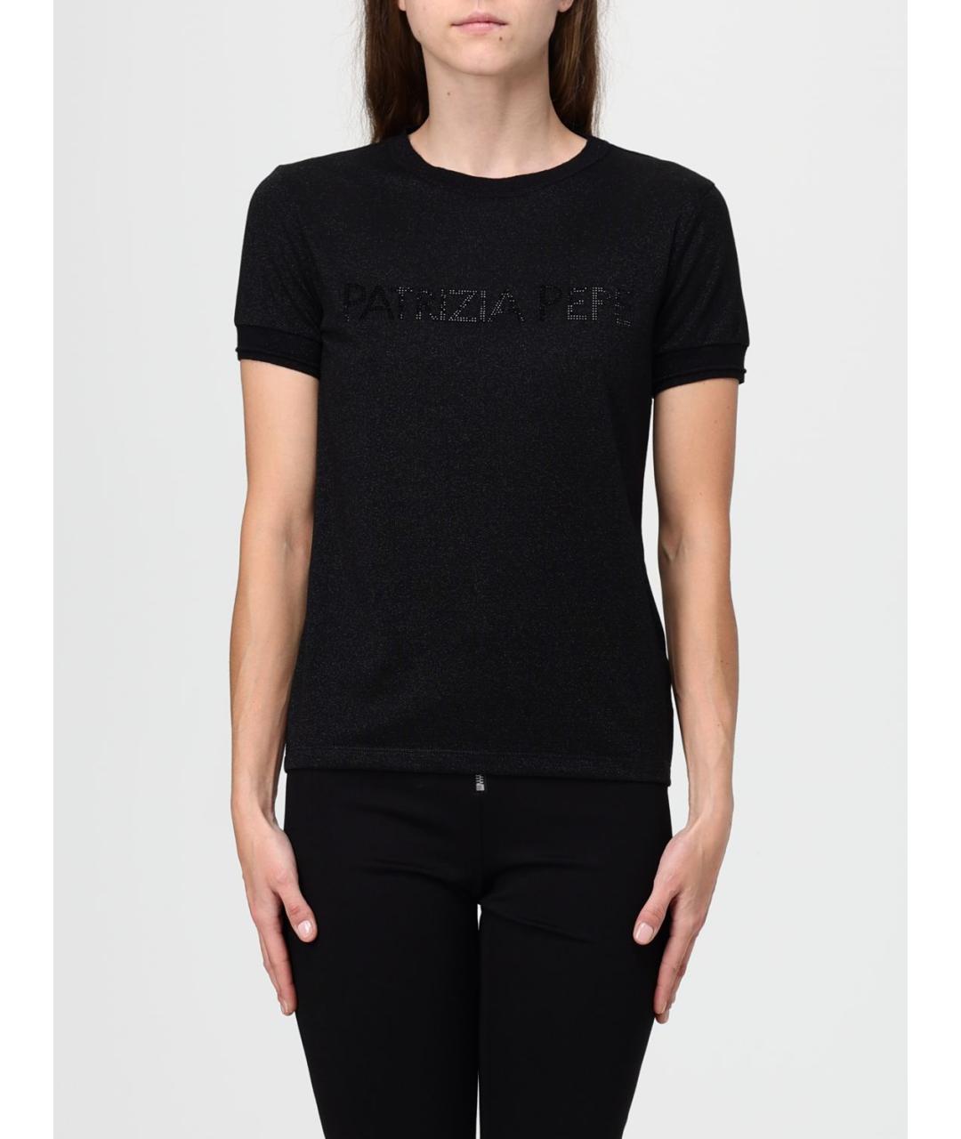 PATRIZIA PEPE Черная футболка, фото 4