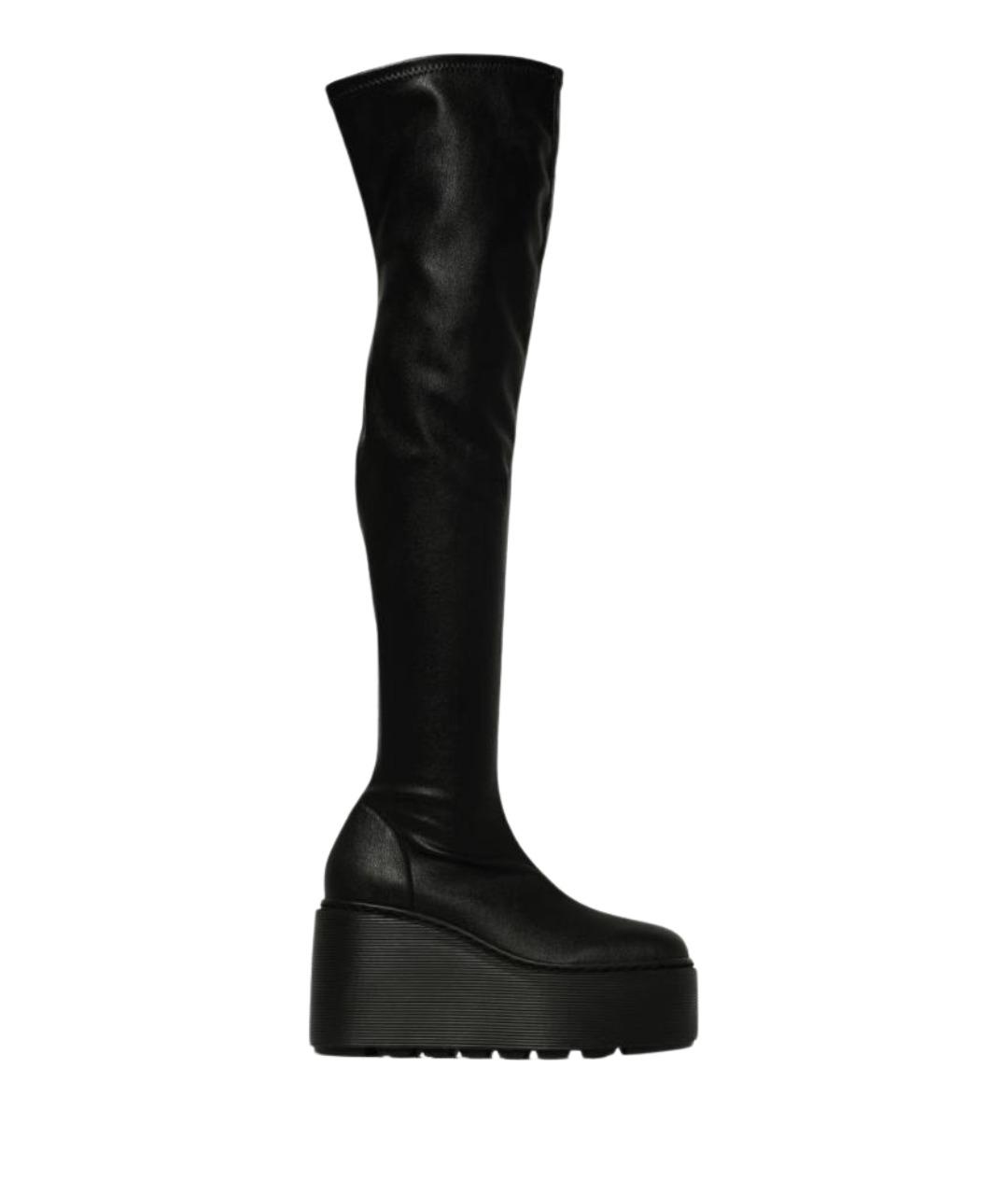 VIC MATIE Черные синтетические сапоги, фото 1