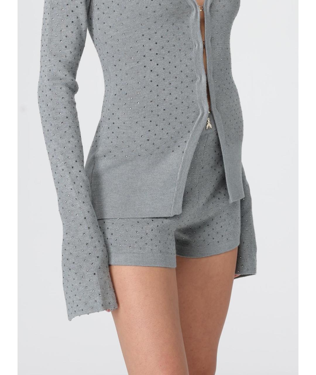 PATRIZIA PEPE Серый кардиган, фото 4