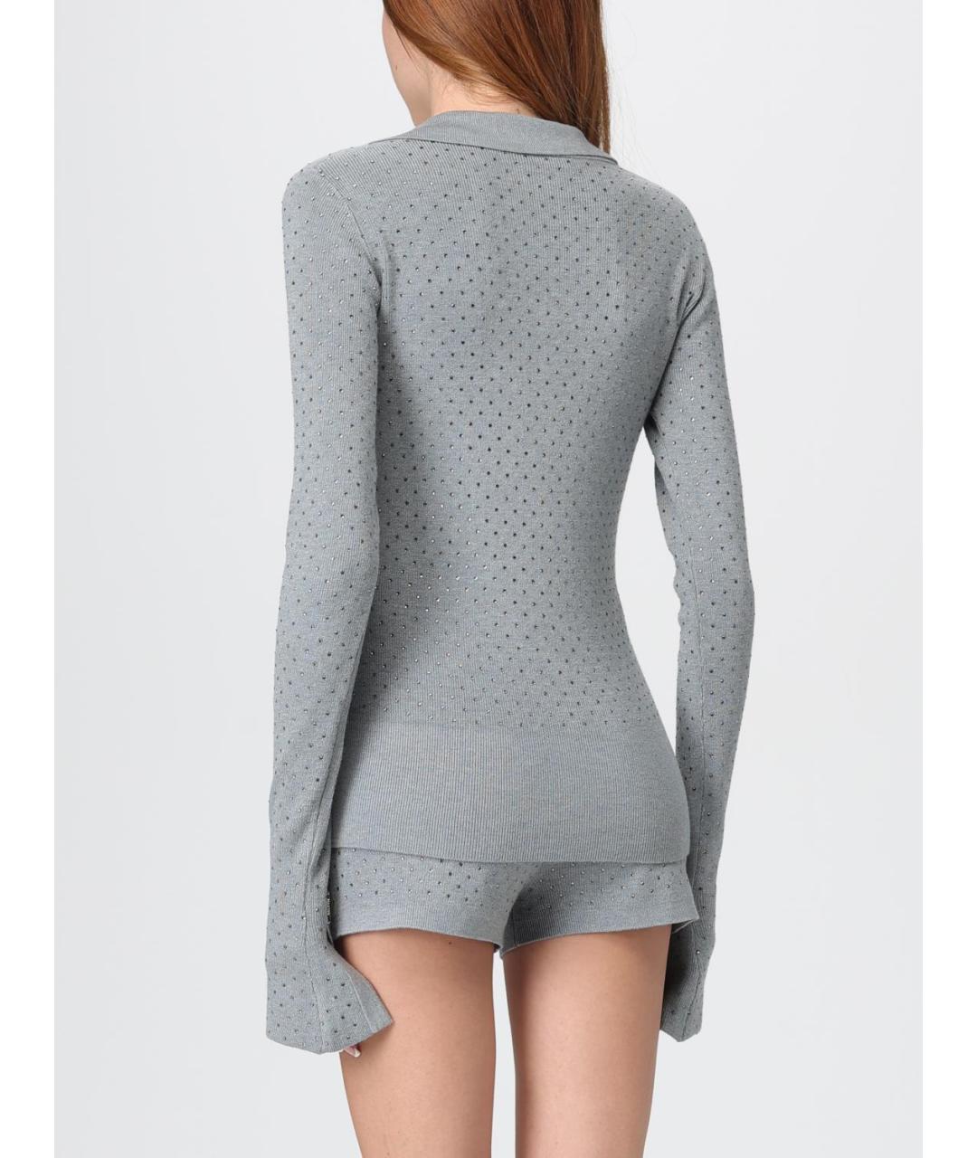 PATRIZIA PEPE Серый кардиган, фото 3