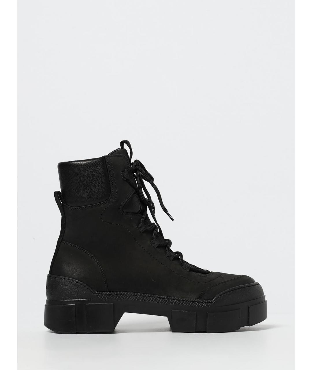 VIC MATIE Черные кожаные ботинки, фото 4