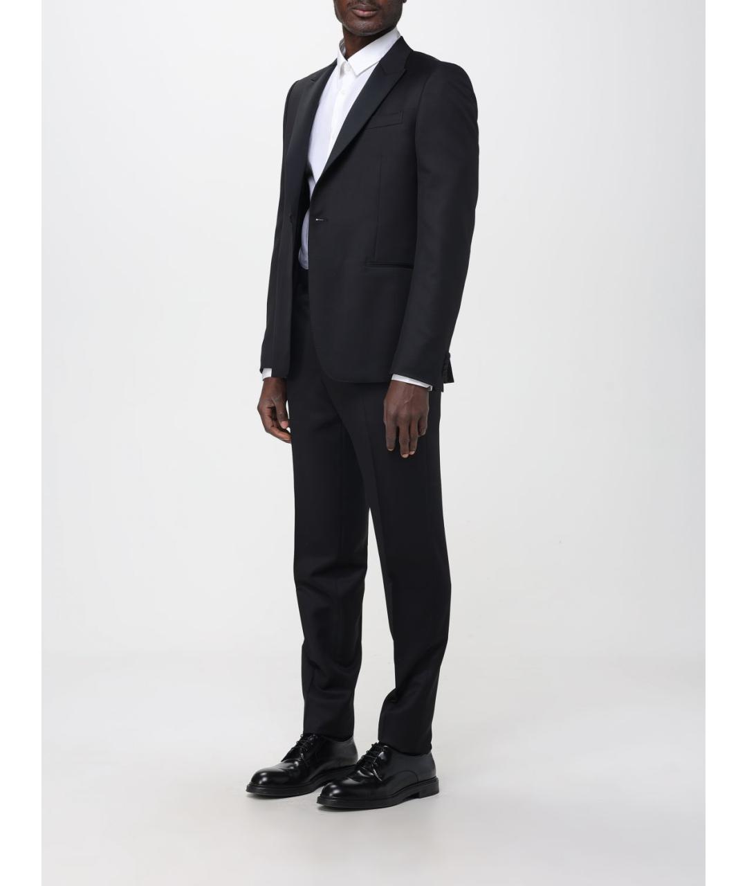 ZEGNA Черный классический костюм, фото 4