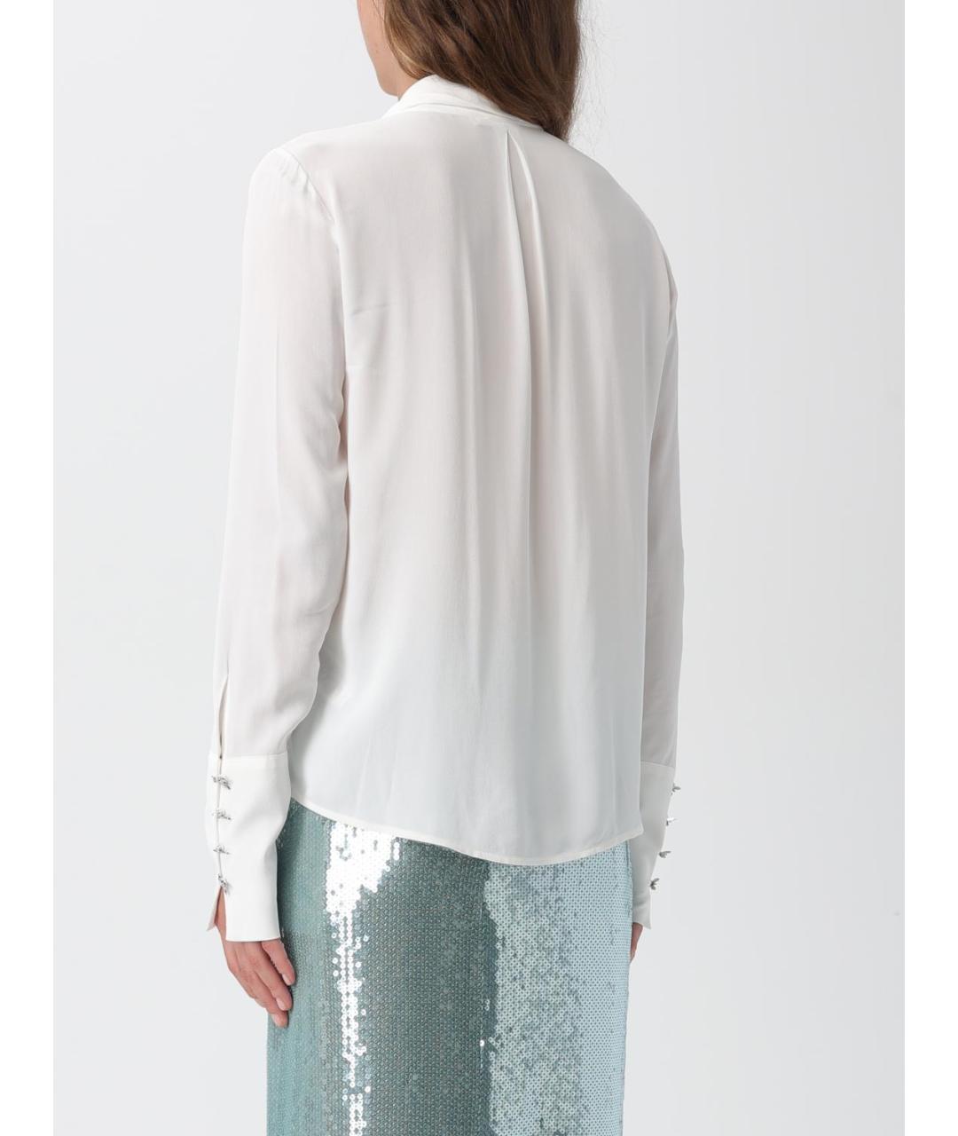 PATRIZIA PEPE Белая хлопковая рубашка, фото 2