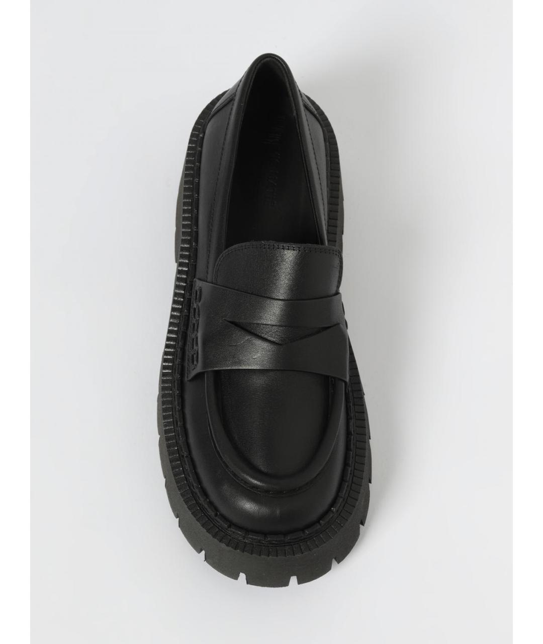 VIC MATIE Черные кожаные лоферы, фото 4