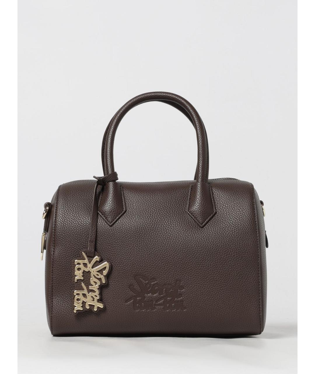 SECRET PON-PON Коричневая сумка с короткими ручками из искусственной кожи, фото 4