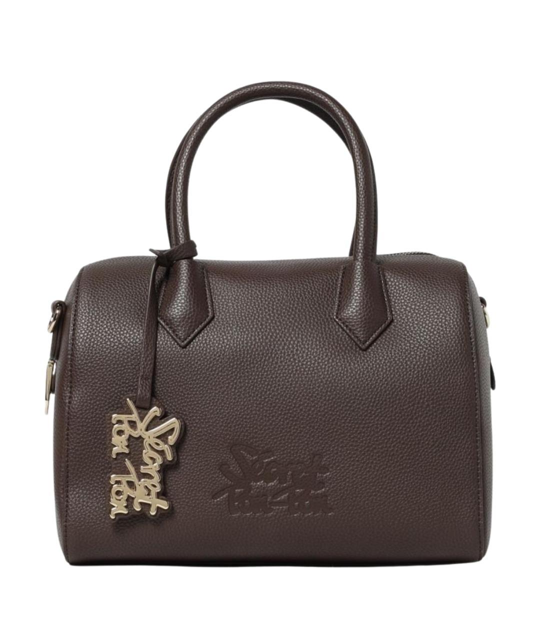 SECRET PON-PON Коричневая сумка с короткими ручками из искусственной кожи, фото 1