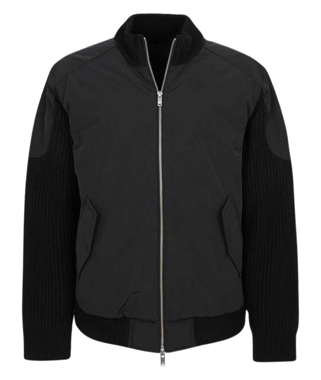 MOOSE KNUCKLES Черная шерстяная куртка, фото 1