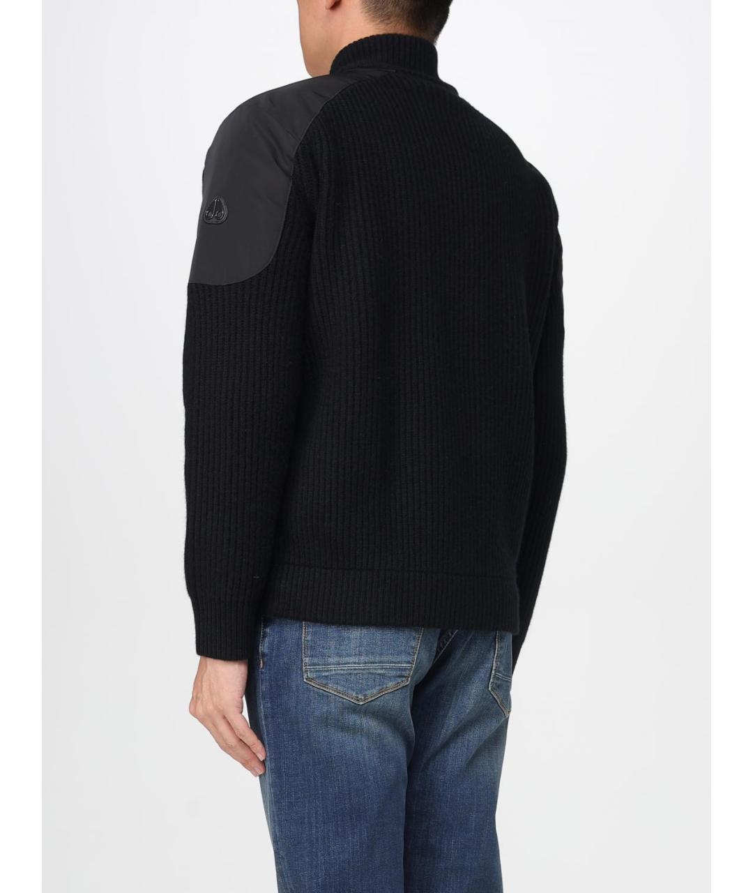 MOOSE KNUCKLES Черная шерстяная куртка, фото 3