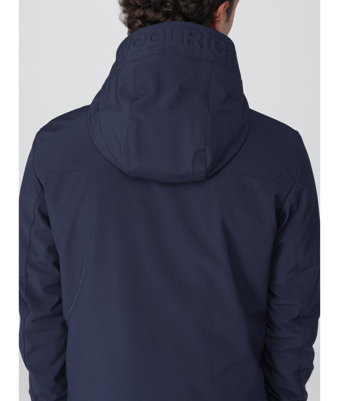 WOOLRICH Синяя полиэстеровая куртка, фото 4