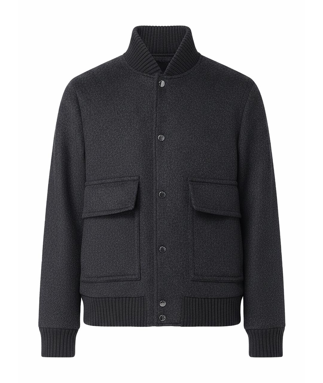 WOOLRICH Антрацитовая шерстяная куртка, фото 1