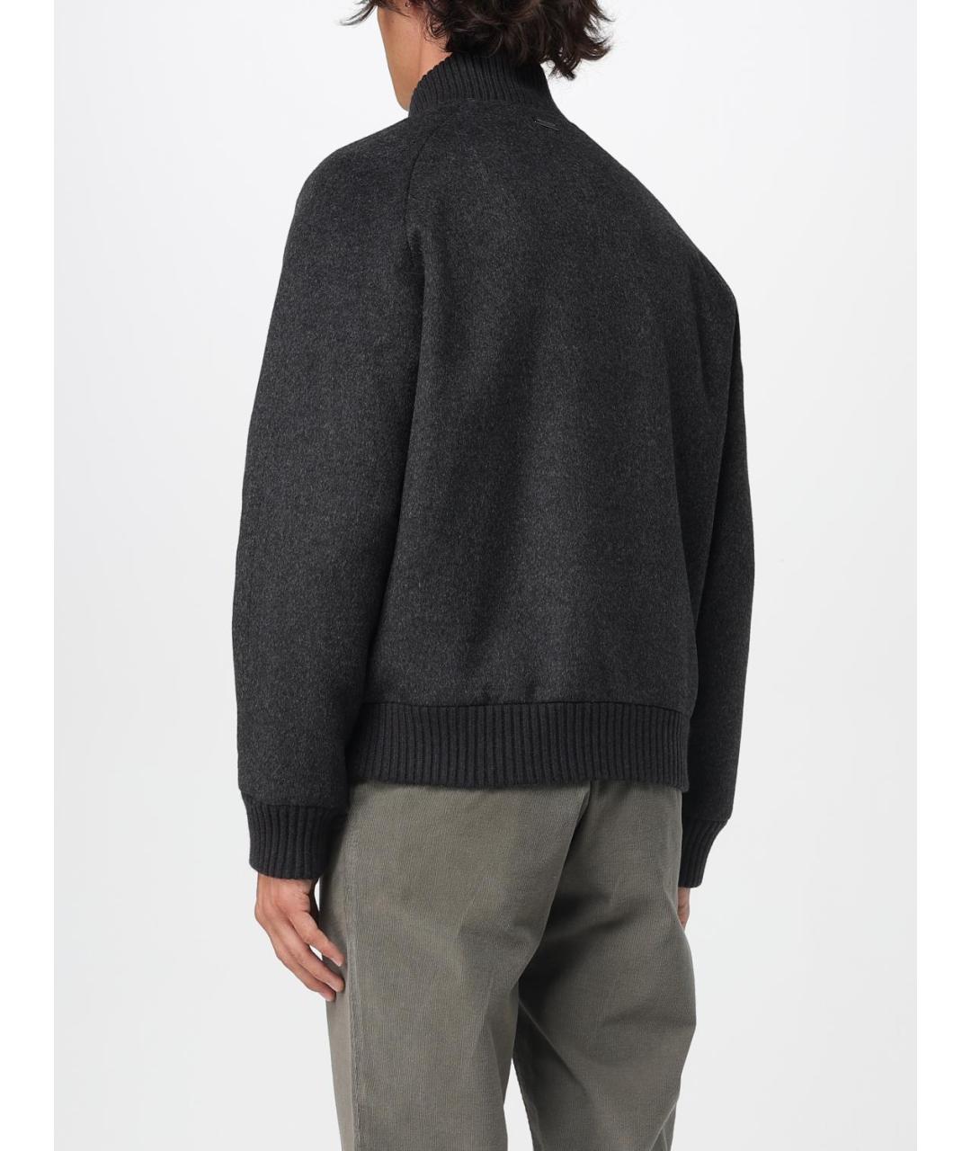 WOOLRICH Антрацитовая шерстяная куртка, фото 2