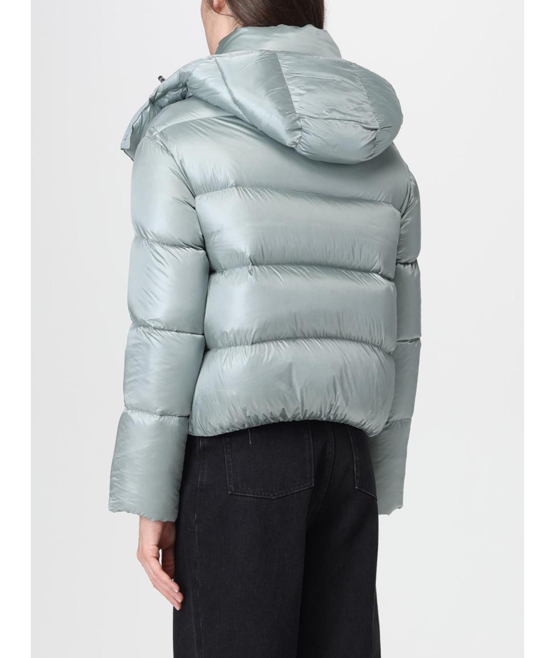 PATRIZIA PEPE Голубая полиамидовая куртка, фото 2