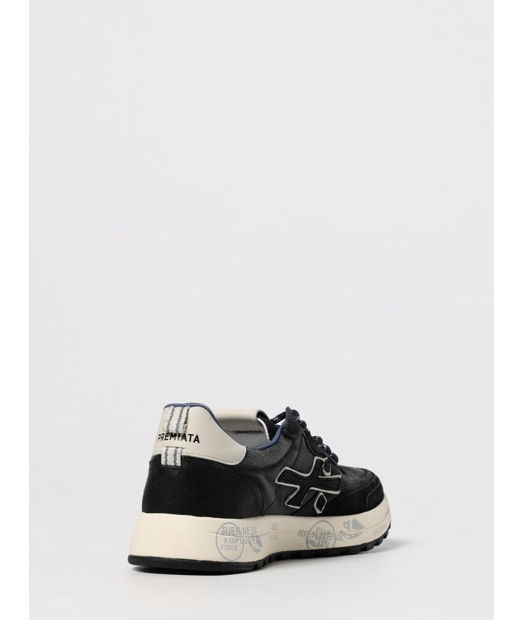 PREMIATA Темно-синие низкие кроссовки / кеды, фото 3